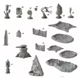 Terrain Crate - Death World PVC terepkészlet - angol kiadás