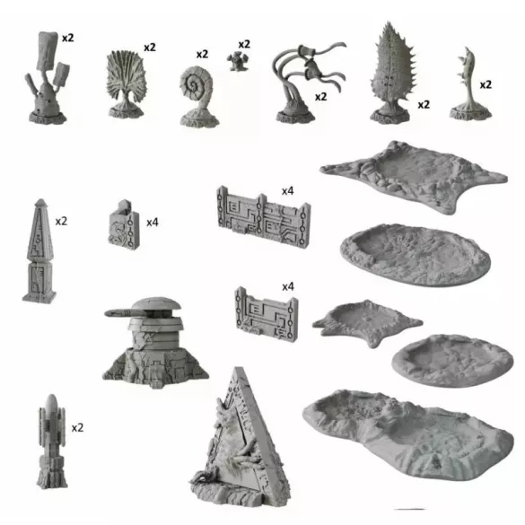 Terrain Crate - Death World PVC terepkészlet - angol kiadás