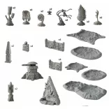 Terrain Crate - Death World PVC terepkészlet - angol kiadás
