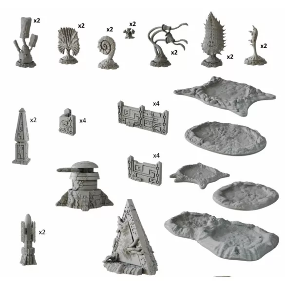 Terrain Crate - Death World PVC terepkészlet - angol kiadás