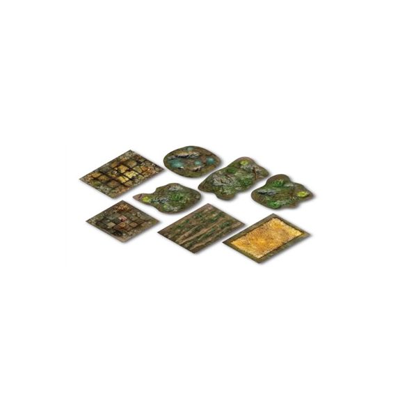 Terrain Crate - Fantasy Gaming Templates (x8)-MGTC238
