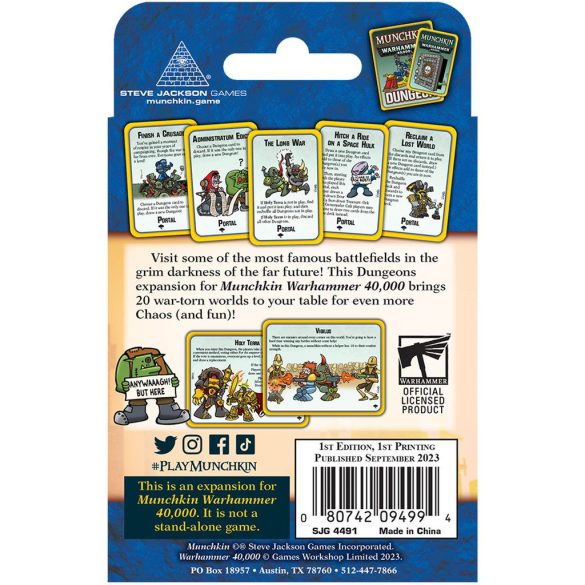 Munchkin Warhammer 40000: Storming The Warp - EN-SJG4491