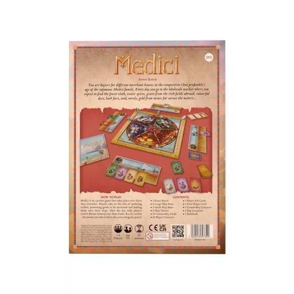 Medici - EN angol nyelvű aukciós társasjáték