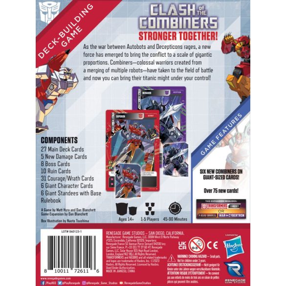 Transformers Deck-Building Game Clash of the Combiners - EN-RGS02611