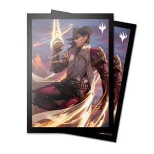 UP - Outlaws of Thunder Junction 100ct Deck Protector Sleeves Key Art 3 for Magic: The Gathering-38356