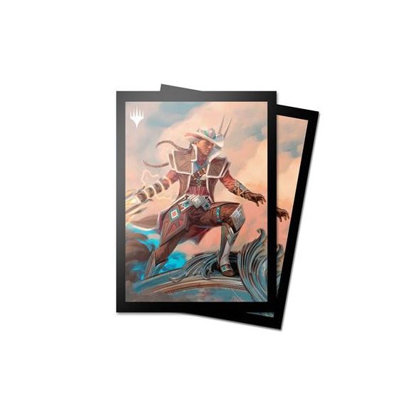 UP - Outlaws of Thunder Junction 100ct Deck Protector Sleeves Key Art 5 for Magic: The Gathering-38358