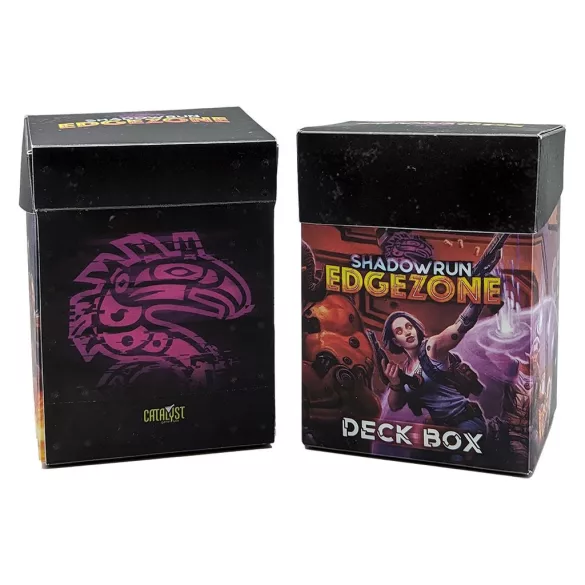 Shadowrun Edge Zone Deck Box (2 pack)-CAT-28706