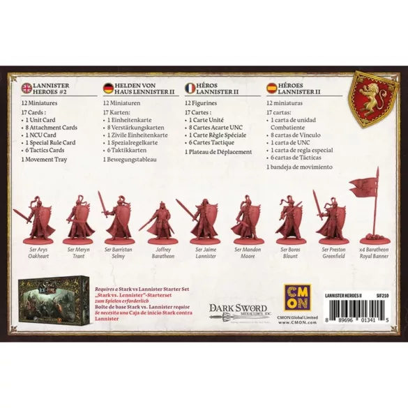 A Song of Ice & Fire - Lannister Heroes 2 (Helden von Haus Lennister 2) - DE/EN/ES/FR-CMND0206