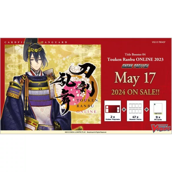 Cardfight!! Vanguard Touken Ranbu ONLINE 2023 Sneak Preview Kit - angol kiadás
