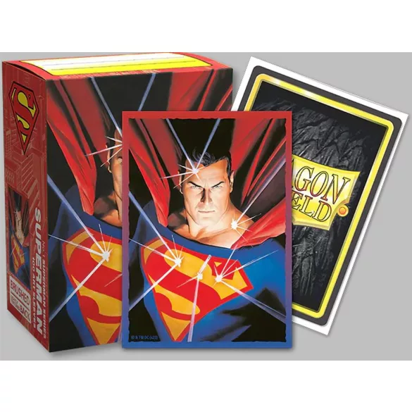 Dragon Shield Standard Size License Sleeves - Superman (100 Sleeves)-AT-16095