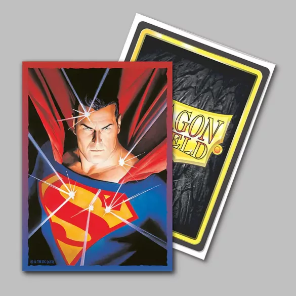 Dragon Shield Standard Size License Sleeves - Superman (100 Sleeves)-AT-16095