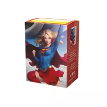 Dragon Shield Standard Size License Sleeves - Supergirl (100 Sleeves)-AT-16096