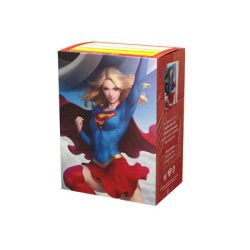 Dragon Shield Standard Size License Sleeves - Supergirl (100 Sleeves)-AT-16096