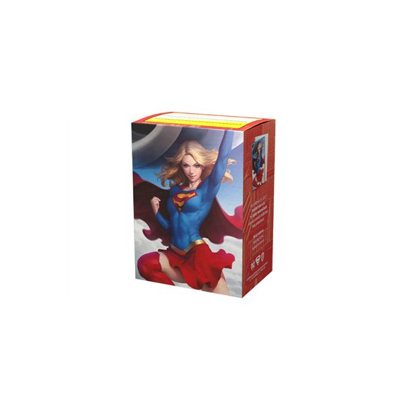 Dragon Shield Standard Size License Sleeves - Supergirl (100 Sleeves)-AT-16096