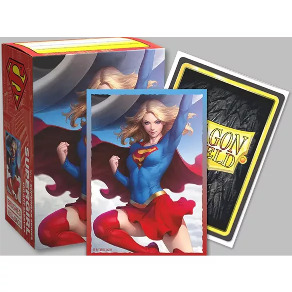 Dragon Shield Standard Size License Sleeves - Supergirl (100 Sleeves)-AT-16096