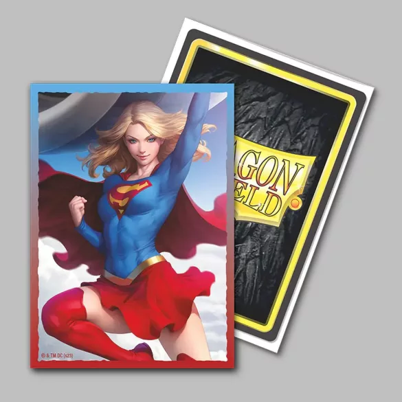 Dragon Shield Standard Size License Sleeves - Supergirl (100 Sleeves)-AT-16096