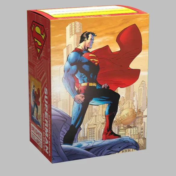 Dragon Shield Standard Size License Sleeves - Superman 2 (100 Sleeves)-AT-16097
