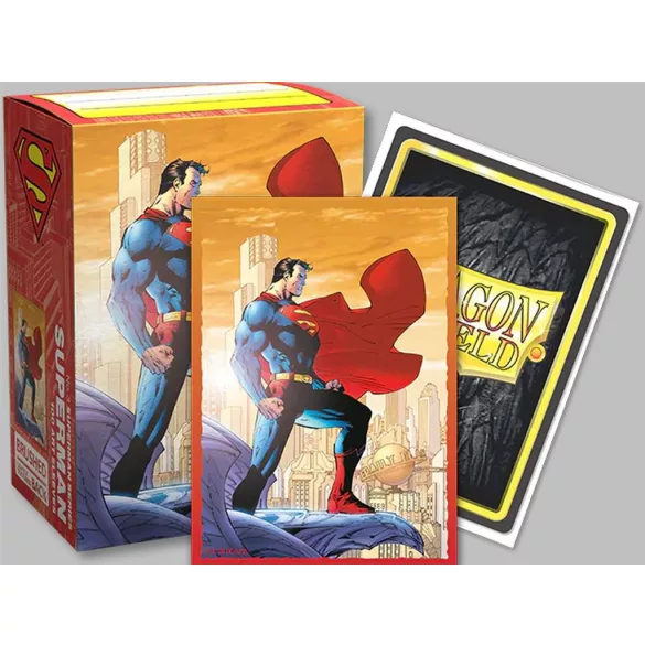 Dragon Shield Standard Size License Sleeves - Superman 2 (100 Sleeves)-AT-16097