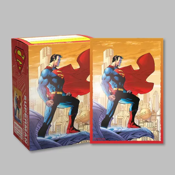 Dragon Shield Standard Size License Sleeves - Superman 2 (100 Sleeves)-AT-16097