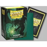 Dragon Shield Dual Matte Sleeves - Metallic Green / Power (100 Sleeves)-AT-15063