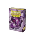 Dragon Shield Dual Matte Japanese Size Sleeves - Metallic Purple / Soul (60 Sleeves)-AT-15162