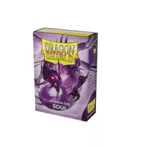 Dragon Shield Dual Matte Japanese Size Sleeves - Metallic Purple / Soul (60 Sleeves)-AT-15162