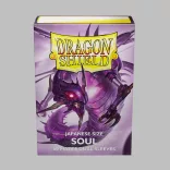 Dragon Shield Dual Matte Japanese Size Sleeves - Metallic Purple / Soul (60 Sleeves)-AT-15162