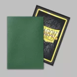 Dragon Shield Dual Matte Japanese Size Sleeves - Metallic Green / Power (60 Sleeves)-AT-15163