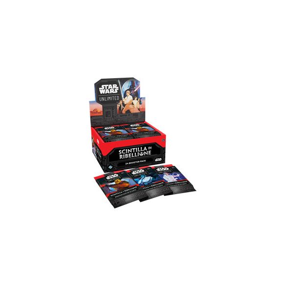 FFG - Star Wars: Unlimited - Scintilla di Ribellione Booster Display (24 Booster) - IT-SWH0101IT
