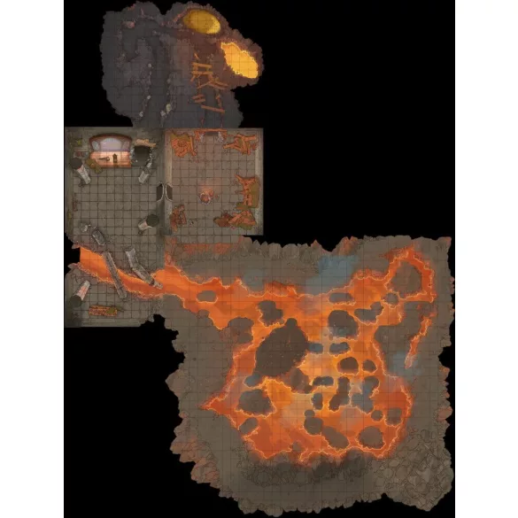D&D Icons of the Realms: Adventure in a Box - Red Dragon's Lair-96294