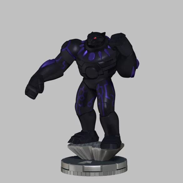 Marvel HeroClix Iconix: Wakanda Hulkbuster figura és karakterkártya - EN