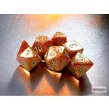 Chessex Glitter Mini-Polyhedral Gold/silver 7-Die Set-20503