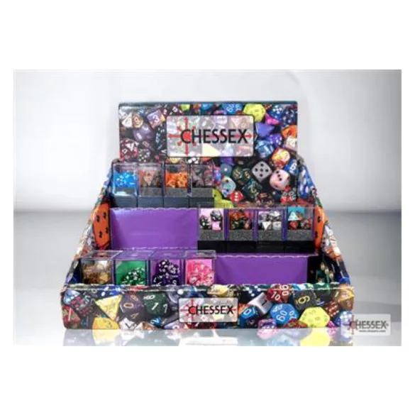 Chessex Box of 50 Mini-Polyhedral 7-Die Sets - 3rd Release-20993