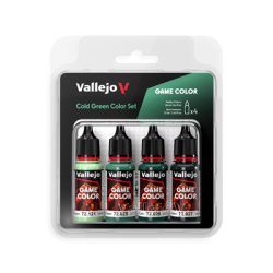 Vallejo - Game Color / 4 colors - Cold green Color Set 18 ml-72383