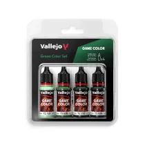 Vallejo - Game Color / 4 colors - Green Color Set 18 ml-72384