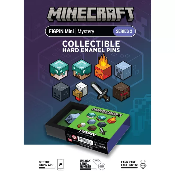 FiGPiN - Minecraft Mystery Minis - Series 2 (30ct)-