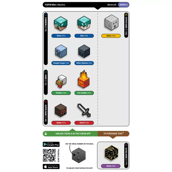 FiGPiN - Minecraft Mystery Minis - Series 2 (30ct)-
