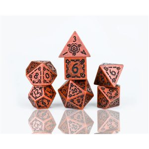 Sirius Dice - Dice Set - Illusory Metal - Copper-SDZ0017-01