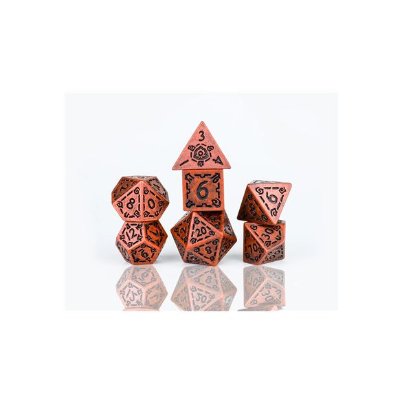 Sirius Dice - Dice Set - Illusory Metal - Copper-SDZ0017-01