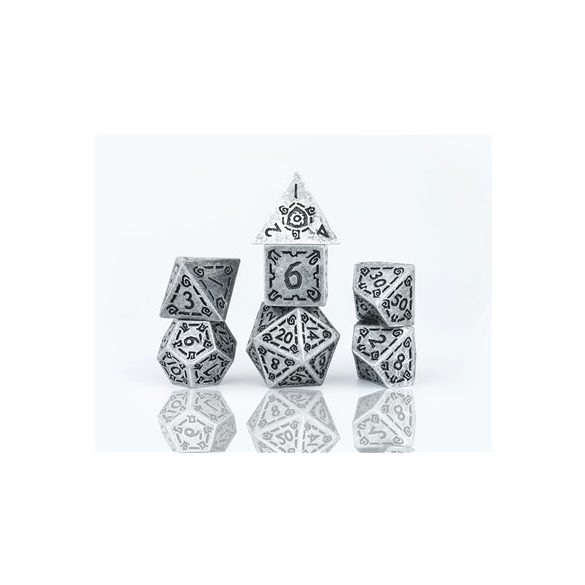 Sirius Dice - Dice Set - Illusory Metal - Silver-SDZ0017-02