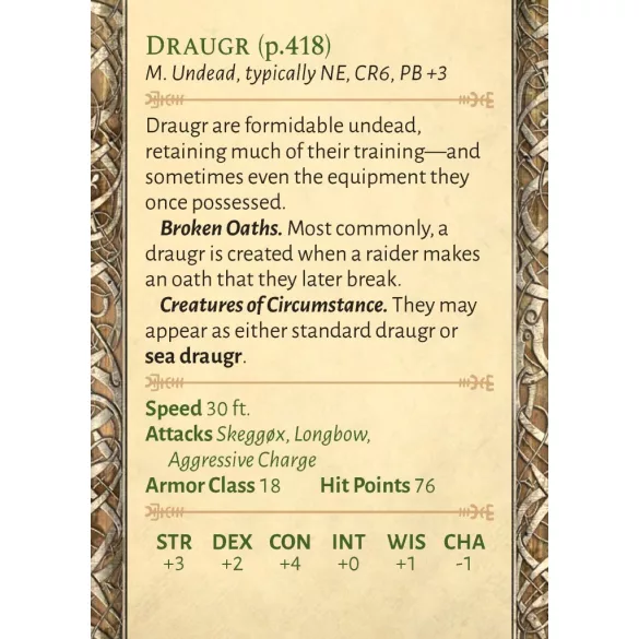 Raiders of the Serpent Sea: Game Master Cards (5E) - EN-MUH109V005
