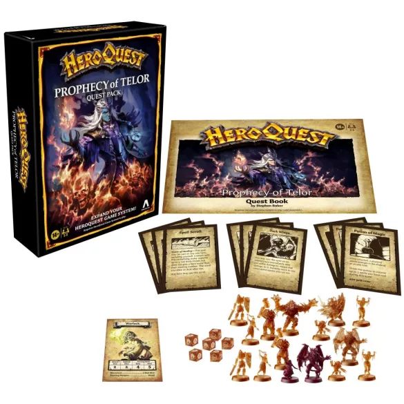 Avalon Hill HeroQuest Prophecy of Telor Quest Pack - DE-G0052100