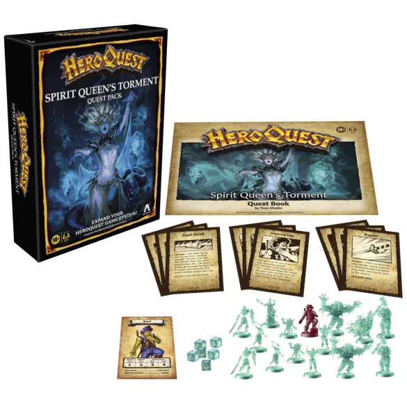 Avalon Hill HeroQuest Spirit Queen's Torment Quest Pack - DE-G0053100