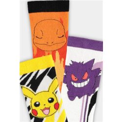 Pokémon - Crew Socks (3Pack) - 39/42-CR875273POK-39/42