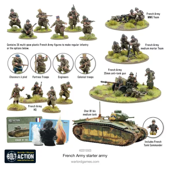 Bolt Action - French Army Starter Army - EN-402015503