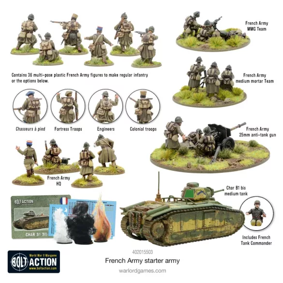 Bolt Action - French Army Starter Army - EN-402015503