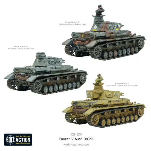 Bolt Action - Panzer IV Ausf. B/C/D - EN-402012056