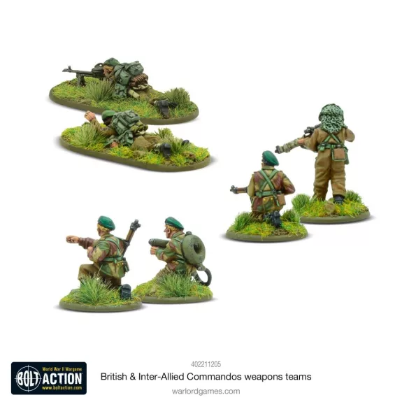 Bolt Action - British & Inter-Allied Commandos Weapons Teams - EN-402211205