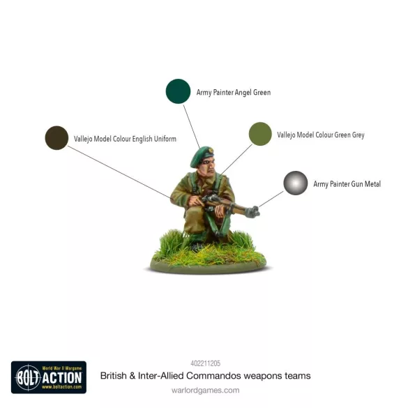 Bolt Action - British & Inter-Allied Commandos Weapons Teams - EN-402211205