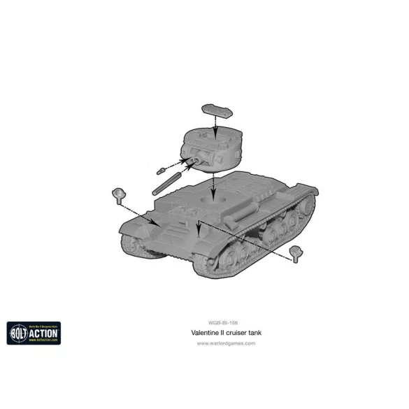 Bolt Action - Valentine II Infantry Tank - EN-WGB-BI-156